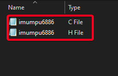 Figure 78:  Custom code C and H File