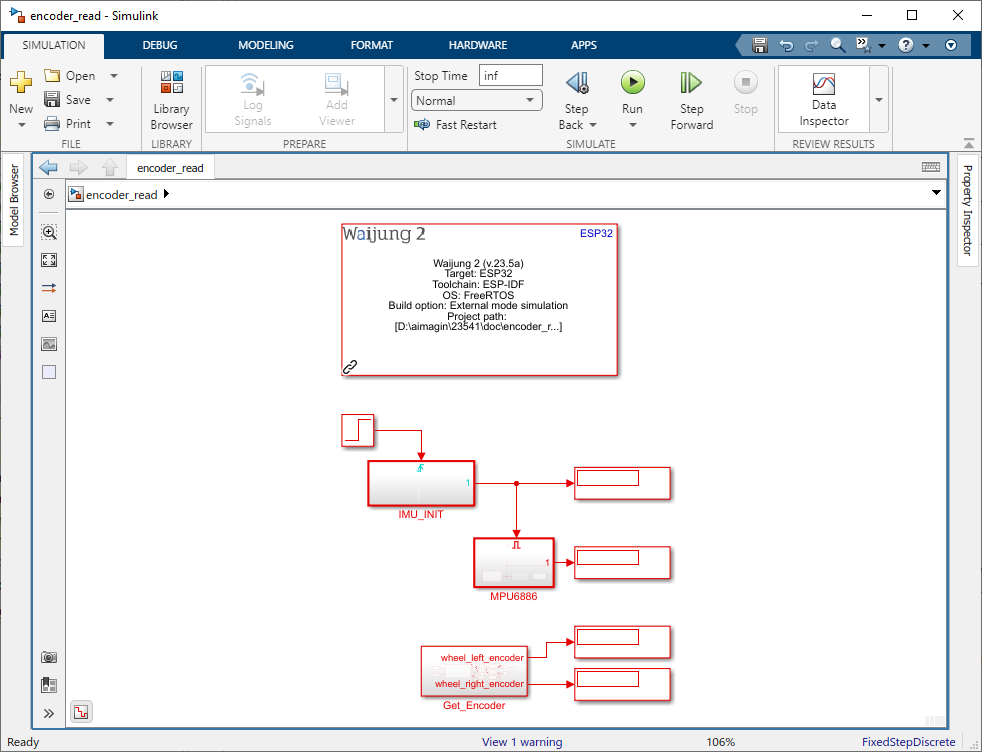 Figure 99:  Create Subsystem and Connect to Output  