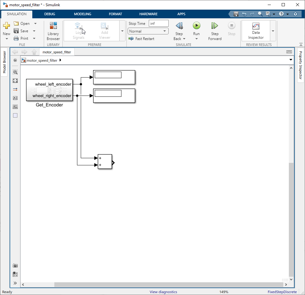 Figure 102:  Add "Add" block and sum encode