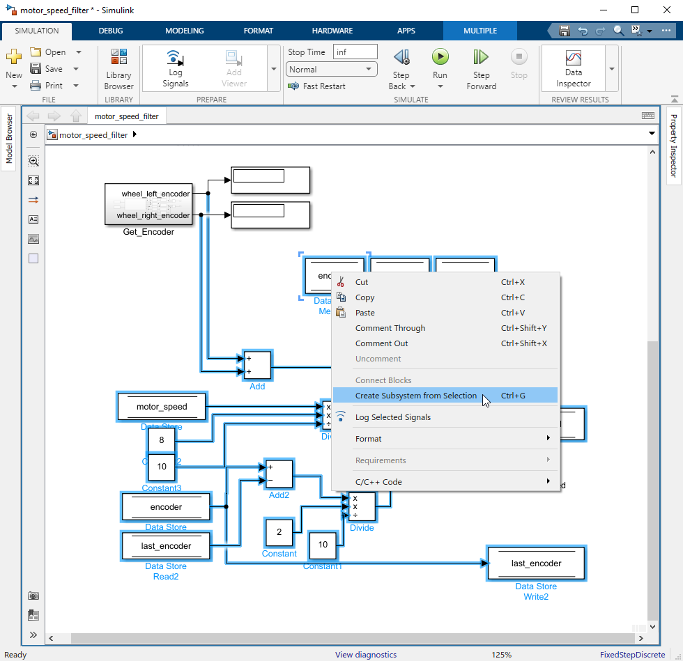 Figure 111:  Create Subsystem