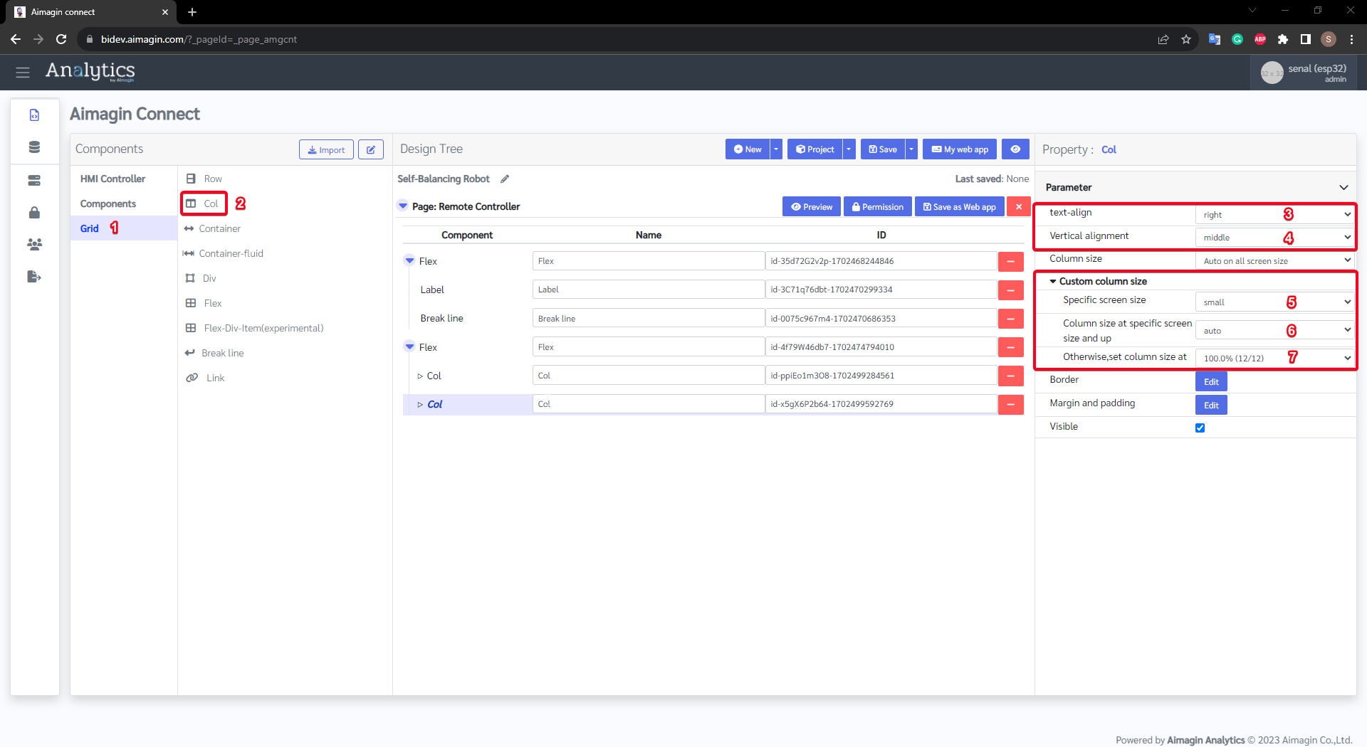 Figure 163: Add Second Column and configure