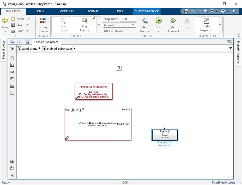 Figure 204:  Add Function-Call Subsystem