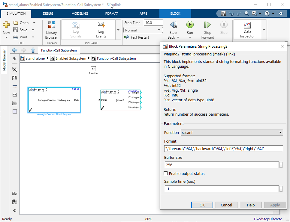 Figure 205:  Read data from the web page inputs