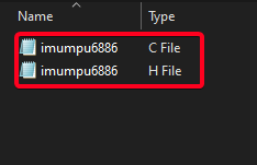 Figure 80:  Custom code C and H File